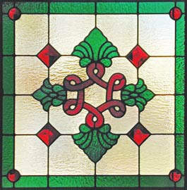 leaded glass window