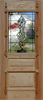 mahogany door with inf1315d leaded glass bevel window