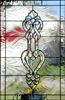 INF1315 custom leaded beveled glass window