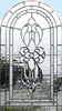 Custom leaded glass window SB34 arch