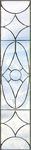 Colonial6v custom leaded glass sidelight window