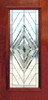 mahogany door with d100n leaded glass bevel window