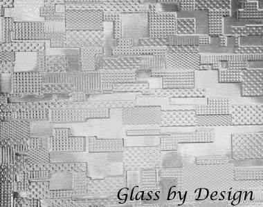 Clear textured glass