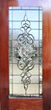 mahogany door with ch690d leaded glass bevel window