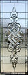 CH690DP custom leaded beveled glass window