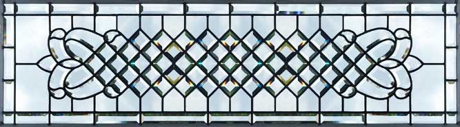 Custom leaded glass bevel transom chbd3ebpext window