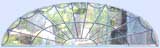Custom leaded glass traditional window