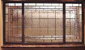 ROOM DIVIDER large leaded glass window