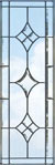 Custom leaded glass beveled sidelight window