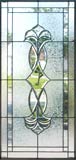 JS16P1 custom leaded beveled glass window