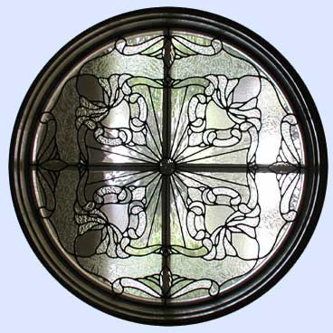 hoganp leaded glass circle window