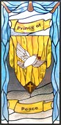 Prince of Peace custom stained glass and leaded glass religious window